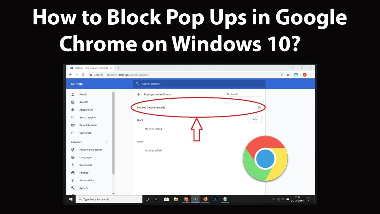 how to enable pop ups